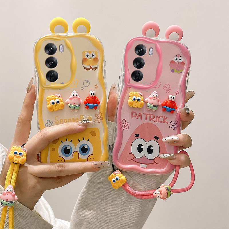 เคส  OPPO Reno 12 5G เคส  Kuromi Cute 3D Ears cream edge Soft Phone เคส  TY-EDNY