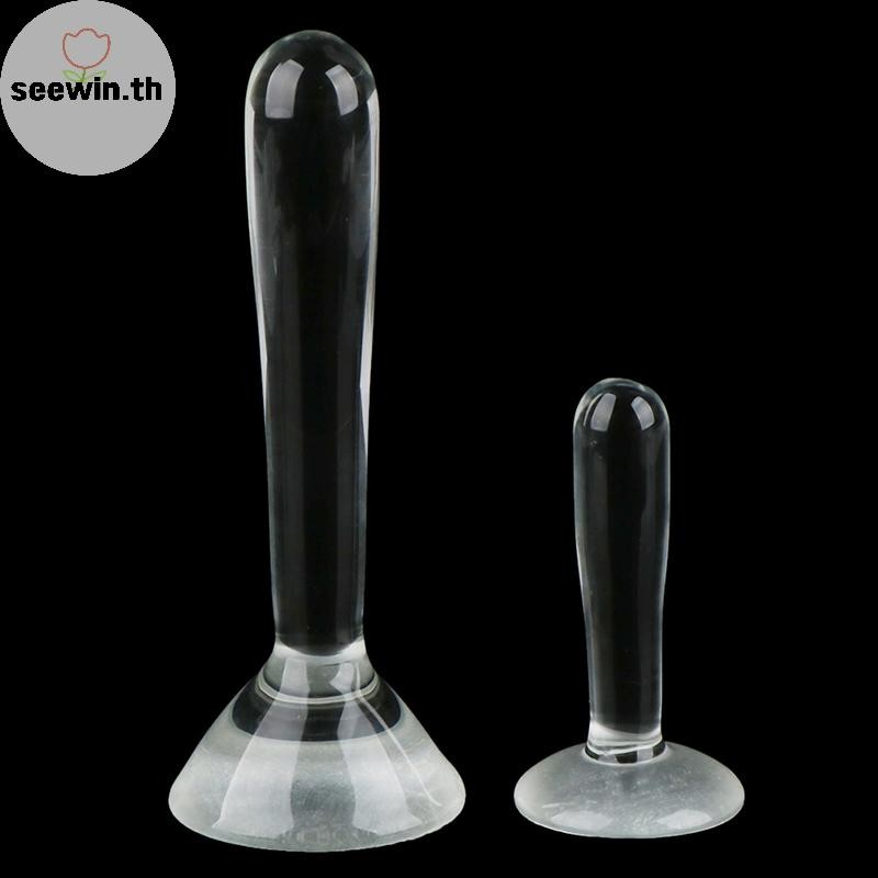 Seewin สูง Borosilicate แก้วคริสตัลบดอุปกรณ์ด้านล่างแบน/รอบหัวขัด Pestle สําหรับปูนปลาสเตอร์ค้อนยาแร่เม็ดสีทดลองบด Rod Mineral Pigment ผง