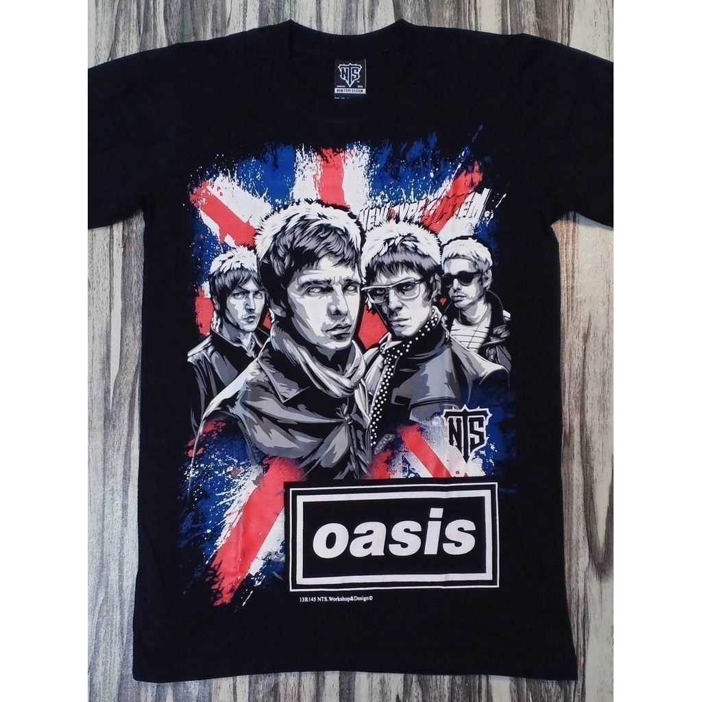 2025 แฟชั่น 13r145 Oasis Rock Band Flag Heathen เคมีประเภทใหม่ระบบคุณภาพสูงสะสมเสื้อยืด