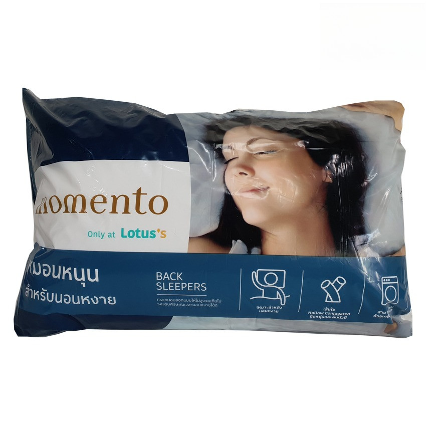 โมเมนโต หมอนหนุน 19X29 นิ้ว MOMENTO PILLOW SCOTHBL GREY 19X29 INCH