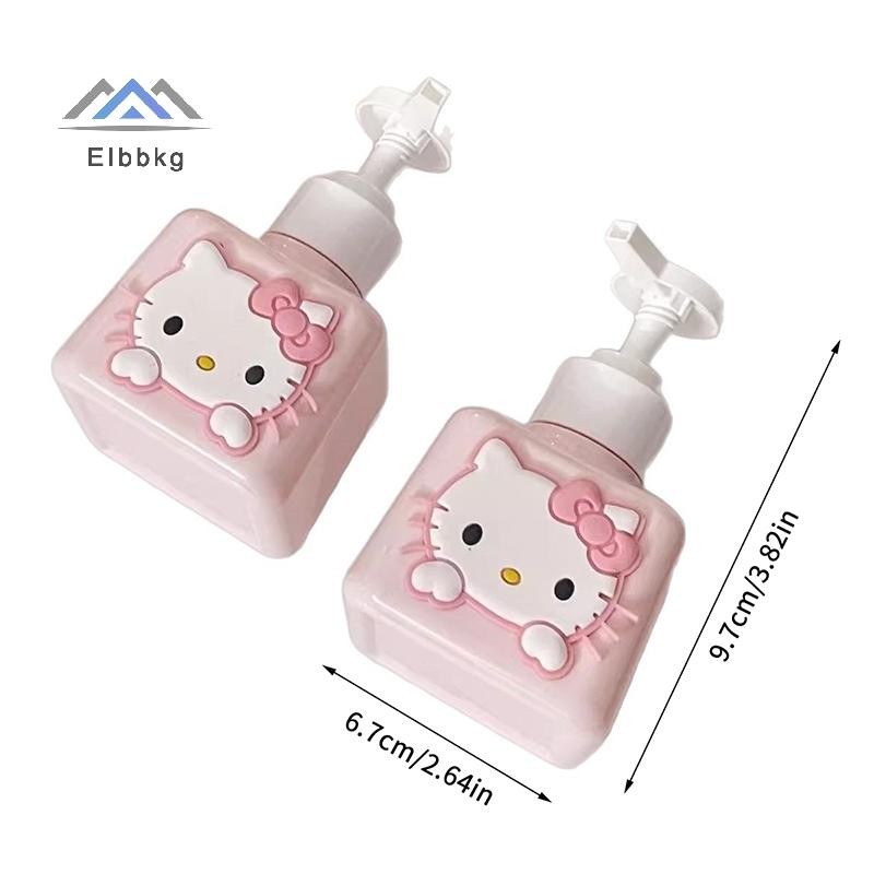 EIbbkg Sanrio น่ารักขวดเปล่าอะนิเมะ Hello Kitty ขวดความจุขนาดใหญ่โลชั่นรีฟิลขวดสบู่มือแชมพูเจลอาบน้ําขวดลดราคา