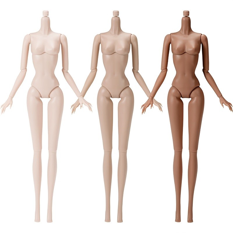 ตุ๊กตาBJD Body 12 ข้อต่อสีน้ําตาลสีขาวปกติสีผิวตุ๊กตาBody-PVCวัสดุสาวของเล่นอุปกรณ์เสริมเหมาะสําหรับคอลเลกชันActive Jointตุ๊กตาDIYคริสต์มาสฮาโลวีนของขวัญ