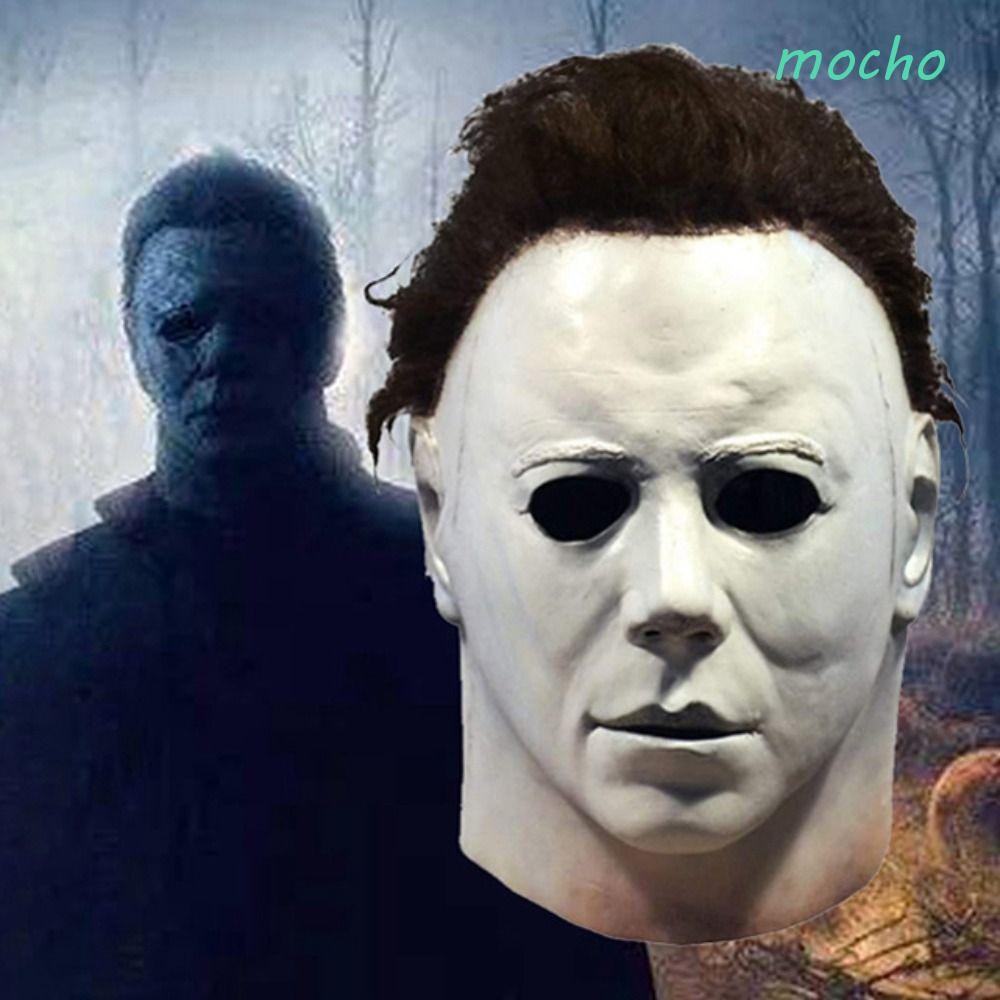 MOCHO หน้ากาก Michael Myers, หน้ากากนักฆ่าสยองขวัญสร้างสรรค์, ตกแต่งปาร์ตี้ Latex หน้ากากฮาโลวีนที่ส