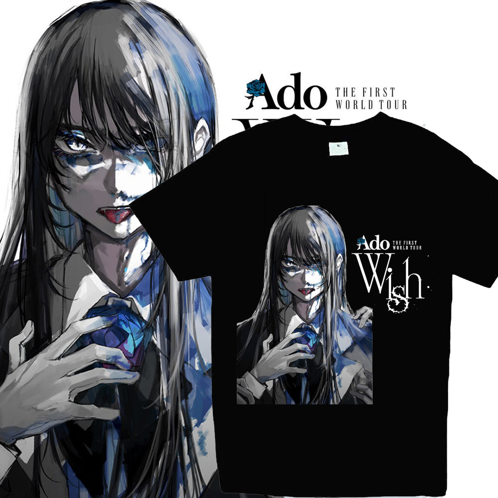 Ado THE FIRST WORLD TOUR Wish Bangkok Fan Club เสื้อยืดแขนสั้น