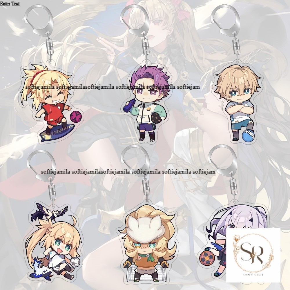 Fate/Grand Fgo 55 มม.พวงกุญแจอะคริลิคน่ารักการ์ตูนกระเป๋าพวงกุญแจอุปกรณ์เสริม