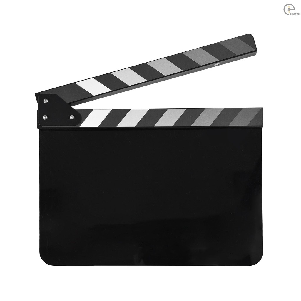 ฟิล์ม Clapperboard อะคริลิค Clapboard ภาพยนตร์ Directors Slate Cut Action Scene Clapper Board ฟิล์ม 