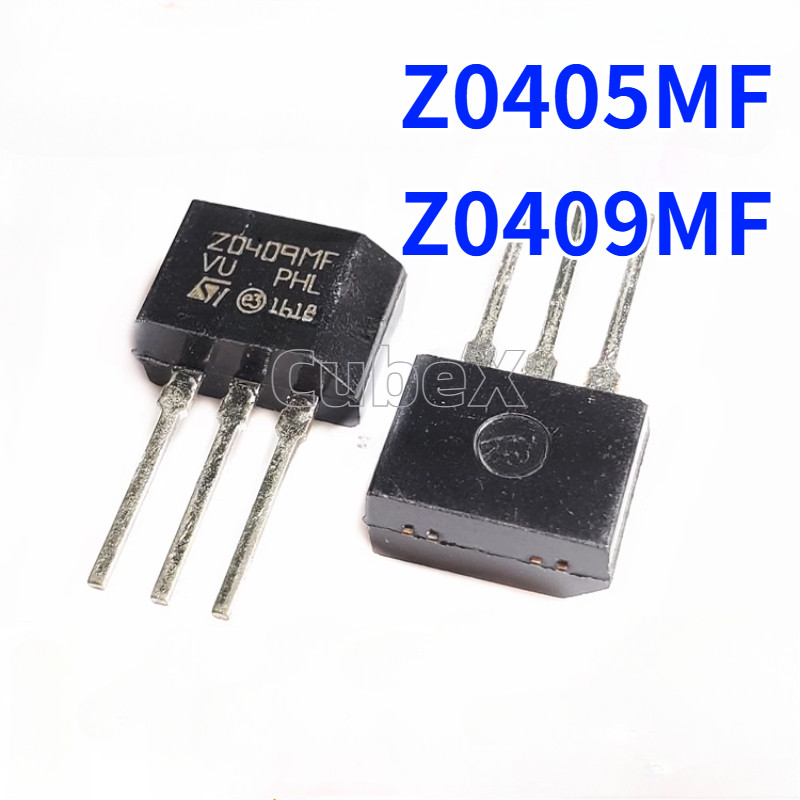 10/5 ชิ้น Bidirectional Threstor Z0405MF/Z0409MF TO-202 4A/400V 8A/600V สําหรับเครื่องใช้ไฟฟ้า Dimmi