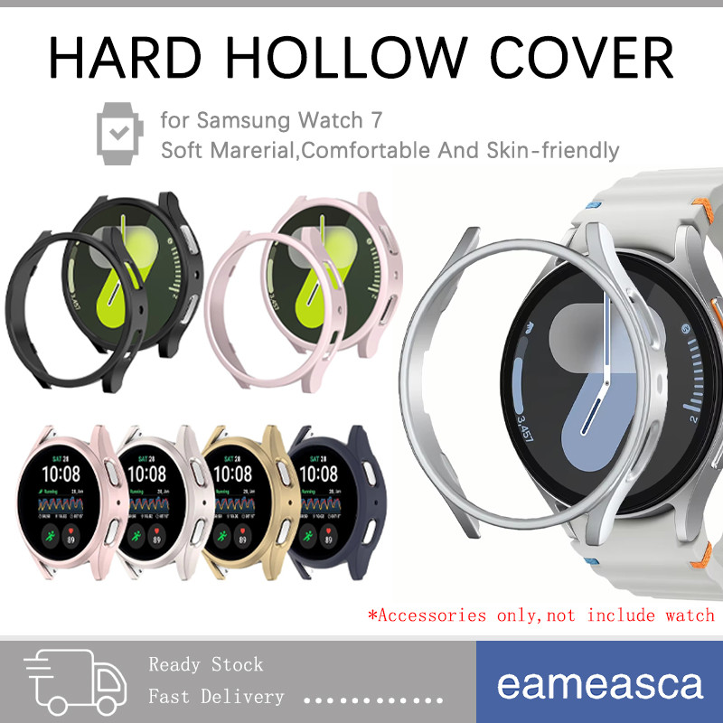 เคสป้องกันพีซีแข็งไม่มีฟิล์ม for Smartwatch Samsung Galaxy Watch 7 40 มม. 44 มม. อุปกรณ์ป้องกันหน้าจอกันชนกลวง