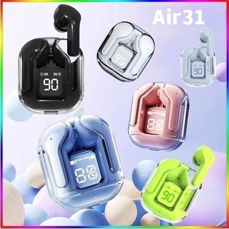 หูฟังไร้สายในหูบลูทู ธ Air31, คุณภาพเสียงรอบๆ ที่ไม่สูญเสีย, จอแสดงผลดิจิตอลที่ฉลาด, ไมโครโฟนในตัว, การสื่อสารที่ชัดเจน