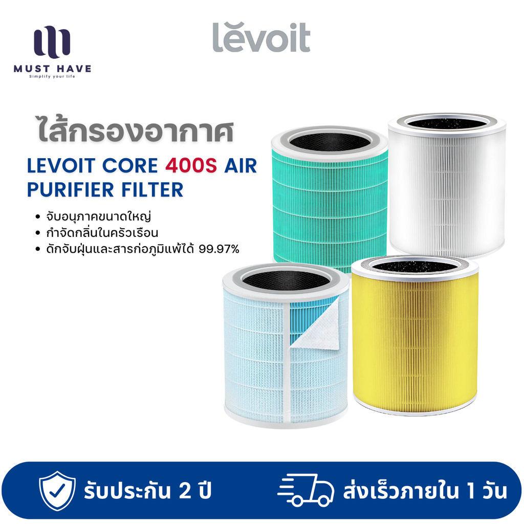 ไส้กรองอากาศ Levoit Core 400S Air Purifier Filter สำหรับ Levoit Core C400S