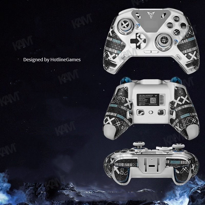 [Kam] เหมาะสำหรับสติกเกอร์กันเหงื่อสำหรับคอนโทรลเลอร์เกม FLYDIGI Apex 3/4 สติกเกอร์กันลื่น สติกเกอร์ปุ่มจับ สติกเกอร์กันลื่น Kuromi ฟิล์มป้องกันการจับด้านข้างแบบการ์ตูนดูดซับเหงื่อ