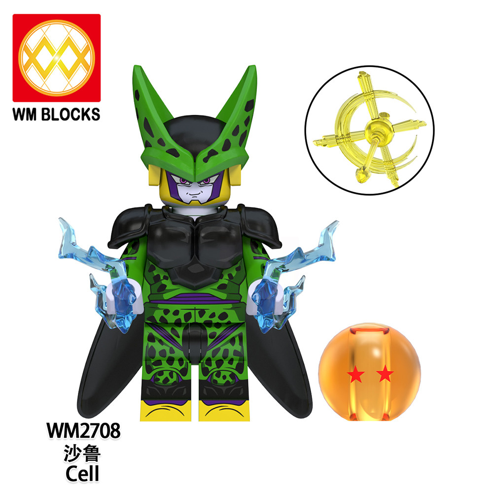 DB Cell Torankusu Majin Buu Building Son Goku Blocks Vegeta Figures ของเล่น