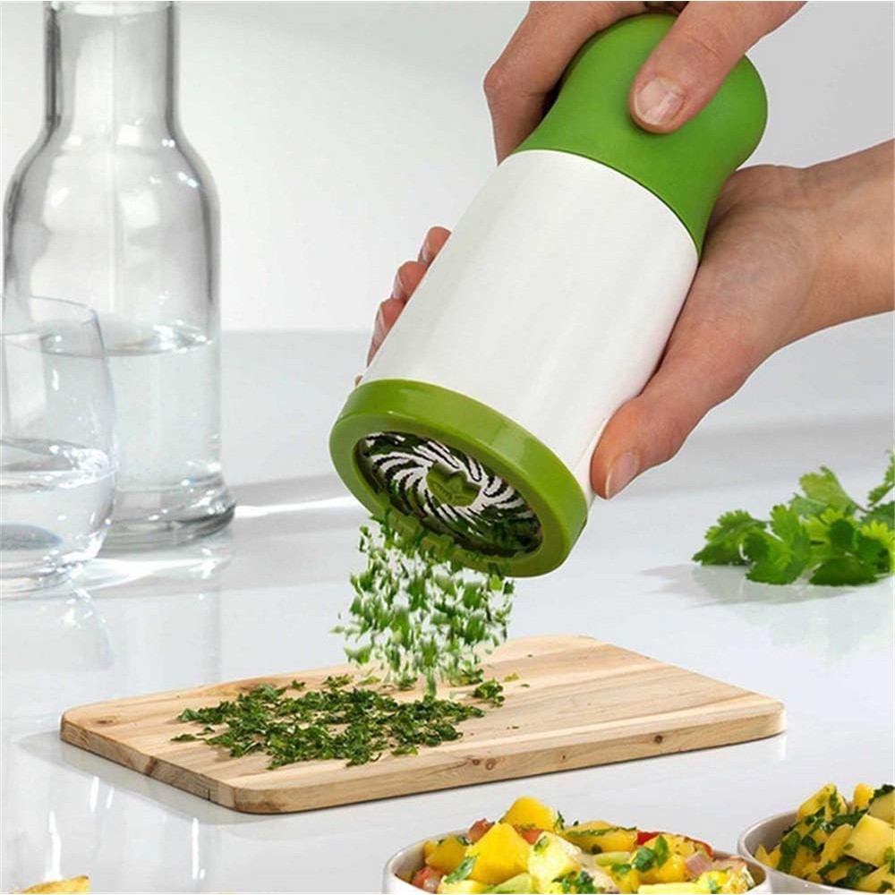 Herb Mill Chopper Cutter Mince ใบมีดสแตนเลส ปลอดภัยใหม่