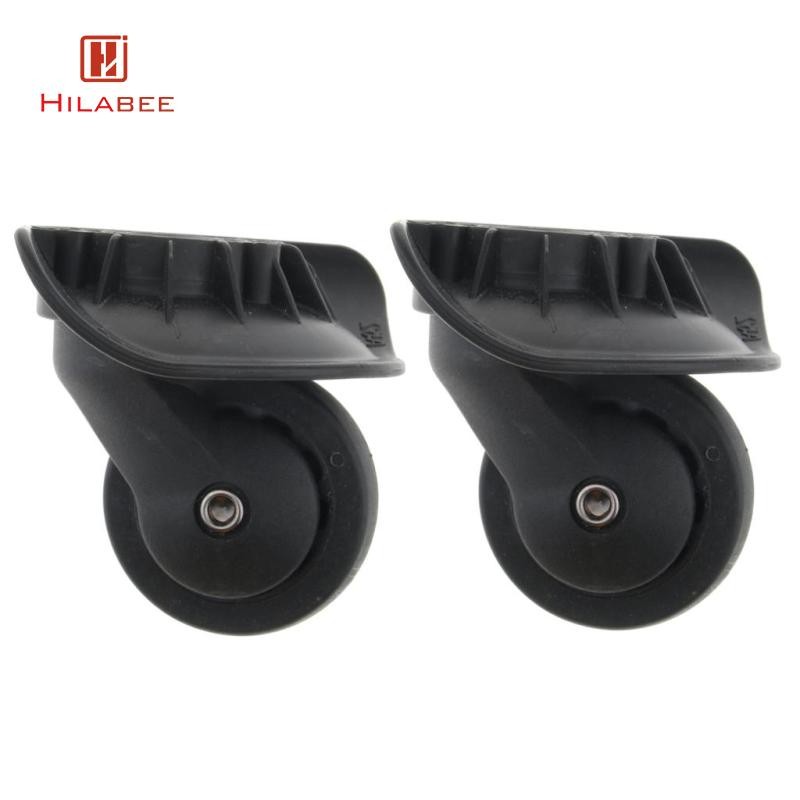 [hilabee] 1 คู่ Universal Swivel กระเป๋าเดินทางล้อเปลี่ยนล้อเลื่อน A52-Size