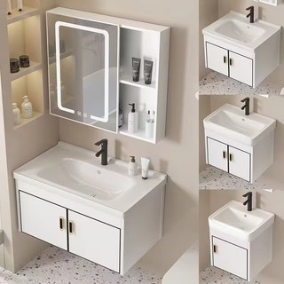 Aluminum Bathroom Cabinet With Mirror Bathroom Sink Cabinet Lavatory Sink Set For Bathroom Toilet