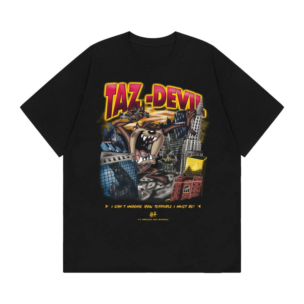 เสื้อยืด The Taz Mania Black Tees