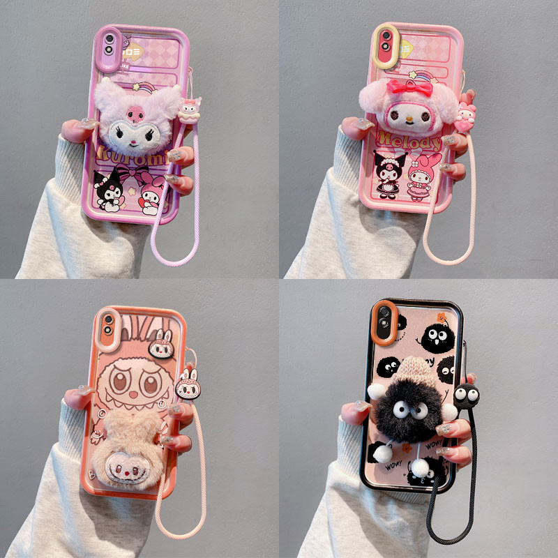 เคส  redmi 9a เคสโทรศัพท์ตุ๊กตาผ้ากํามะหยี่สําหรับเคส redmi 9a