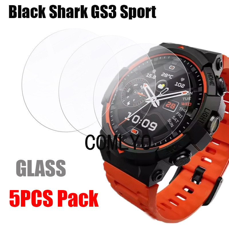 สําหรับ Black Shark GS3 Sport Smart watch กระจกนิรภัยป้องกันหน้าจอ 9H 2.5D ฟิล์ม