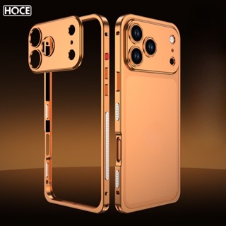 HOCE เคสกรอบโลหะรูกระจายความร้อนสําหรับ IPhone 17 16 15 13 1…
