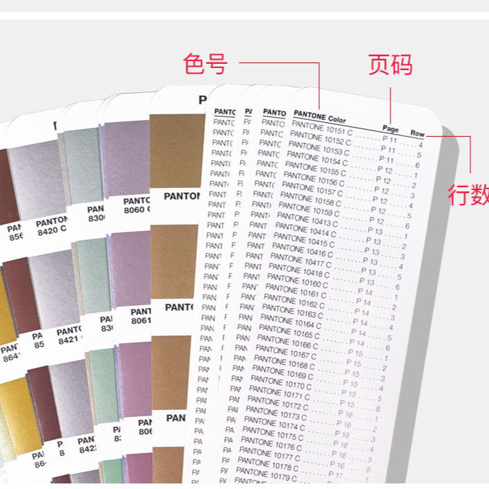 2023 รุ่นใหม่ PANTONE PANTONE การ์ดสี PANTONE มาตรฐานสากล Universal การ์ดสีโลหะ GG1507B10.22