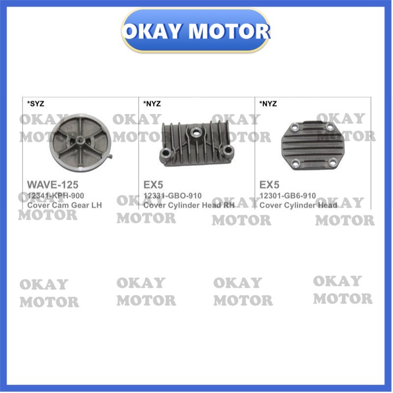 CYLINDER HEAD COVER EX5 DREAM ex5dream ex5 high POWER WAVE100 KRISS100 CT100 wave125 c70 tutup head 
