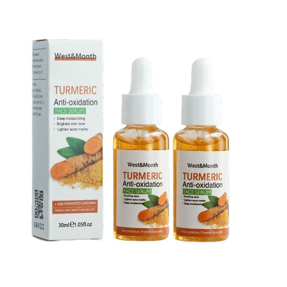 1/2/3pcs ขมิ้น Face Serum ขมิ้น Anti-oxidation Serum ขมิ้น Dark Spot Corrector Serum Facial Brighten White Turmeric Oil