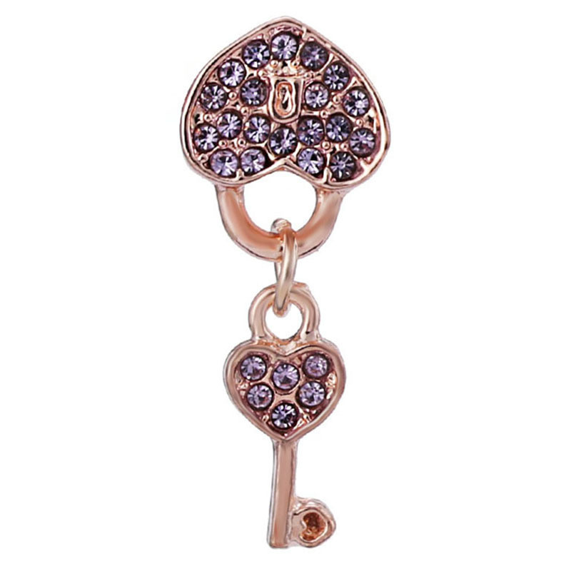 Rose Gold Diy เครื่องประดับลูกปัด Charm รูปที่ 2