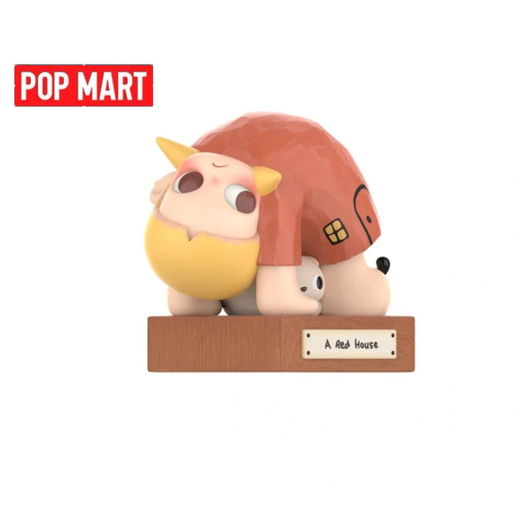 Popmart ของแท้ zsiga บ้านหลังเล็กๆที่ทำด้วยมือยกบัตร PTS นิทรรศการจำกัดการเลือกสต็อกสินค้าใหม่ที่ยังไม่ได้เปิด