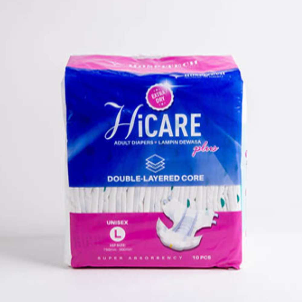 HICARE ADULT DIAPERS L (10S-PKT)