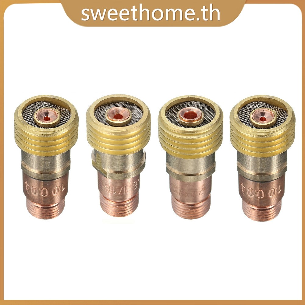 <SWHOME> ทองเหลือง Collets Body สําหรับ Stubby แก๊สเลนส์เชื่อมต่อตาข่ายสําหรับ Tig WP-17/18/26 ไฟฉาย