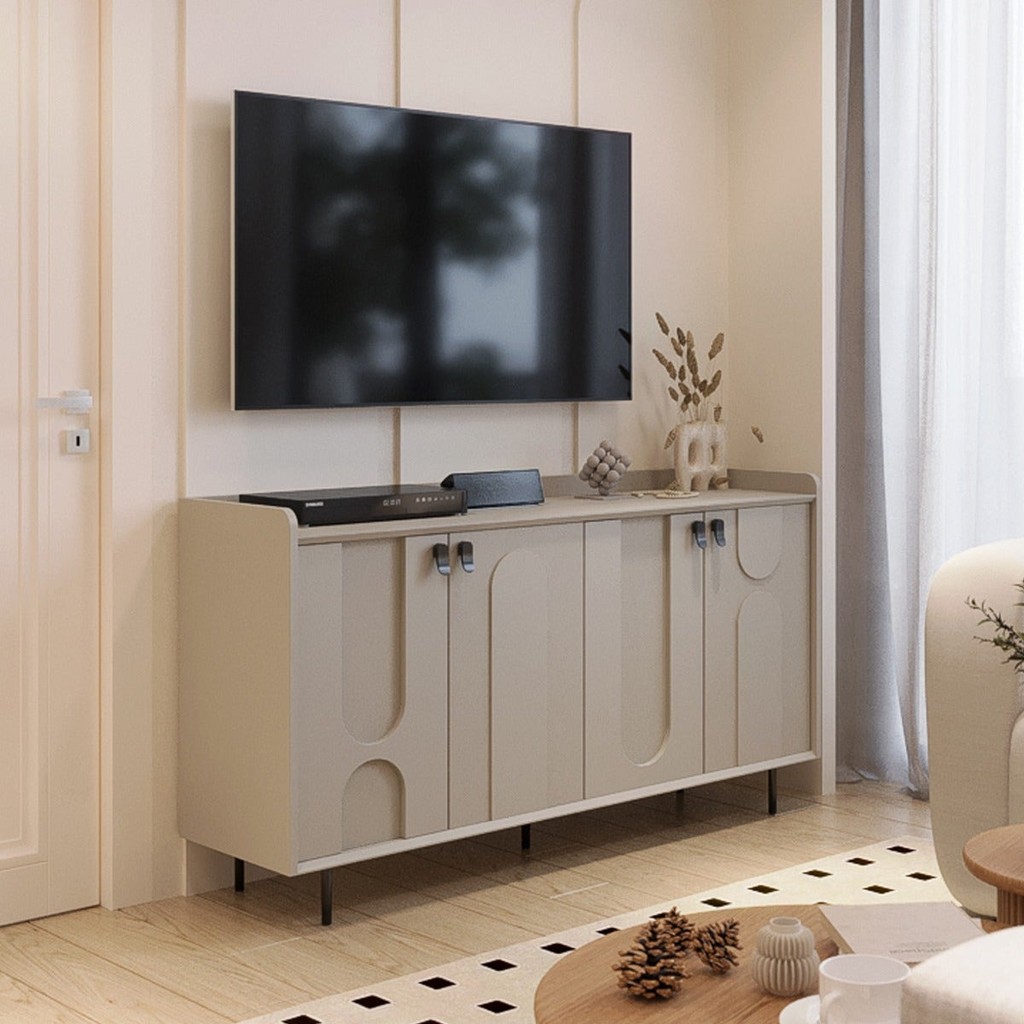 SB Design Square ชั้นวางทีวี ขนาด 150 ซม รุ่น Lavique สีครีม (150x40x80 ซม.) แบรนด์ SB FURNITURE