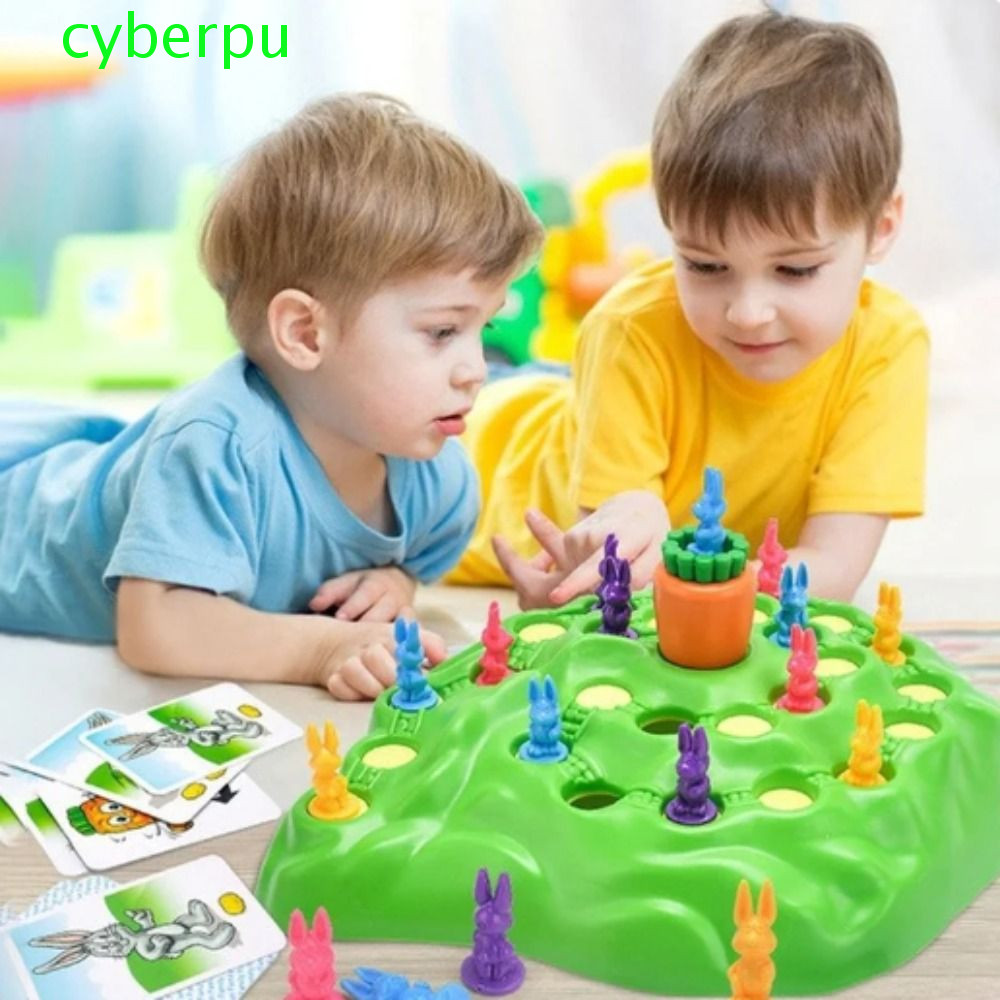 Cyberpulse เกมกับดักกระต่าย,ประเทศฝึกแข่งขันกระต่ายกระต่ายประเทศของเล่น,ของเล่นแบบโต้ตอบการศึกษา Interactive Montessori เกมกระดานกระต่ายของเล่นเด็ก