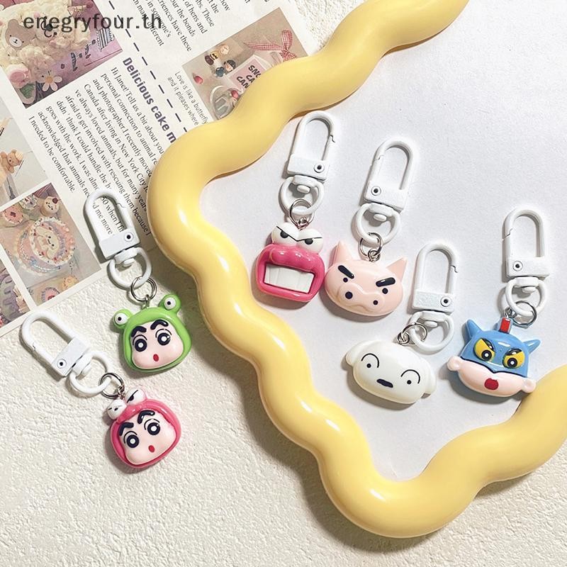 ของขวัญ & ของเล่น การ์ตูนน่ารักเครยอนชินจังพวงกุญแจอะนิเมะหูฟังกรณีกระเป๋าจี้แฟชั่นกระเป๋าเป้สะพายหลังอุปกรณ์ตกแต่งของขวัญคู่.