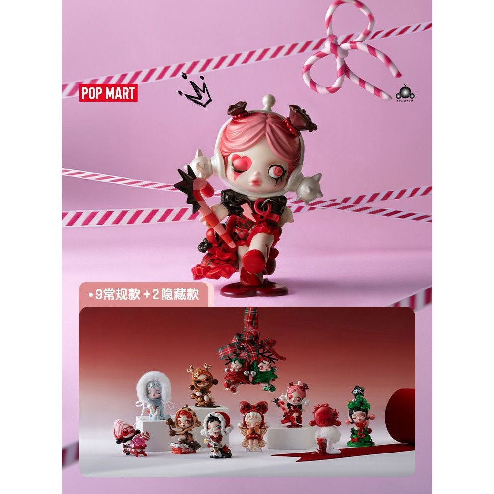 ของแท้ POPMART SKULLPANDA Tell Me What You Want Series Wish time Series ของเล่นศิลปะอย่างเป็นทางการ POP MART