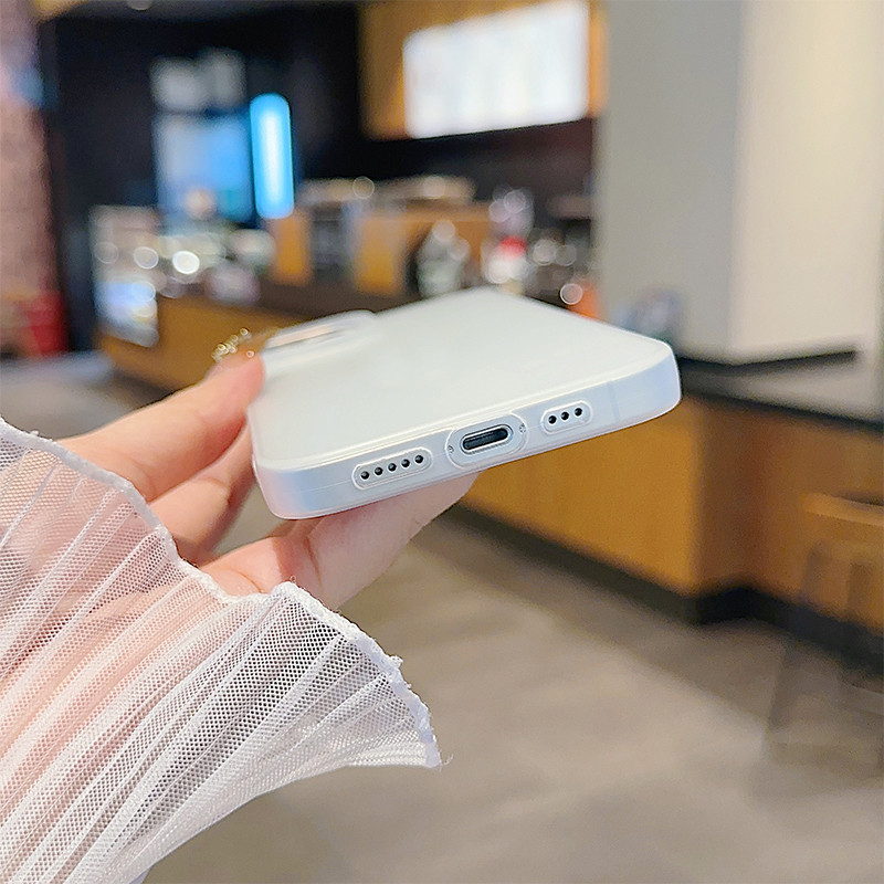 COD-ในไทย🔥เคสแฟชั่น สําหรับ iPhone 7 8 X 11 12 13 14 15 TPU เคสโทรศัพท์ฝ้า กันกระแทก Unisex - รูปที่ 3