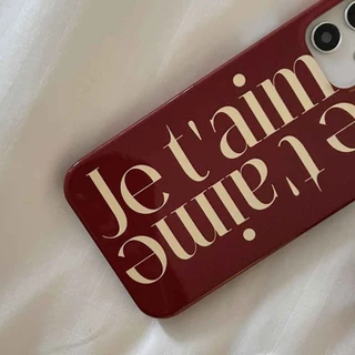 ไวน์แดงฝรั่งเศสตัวอักษรภาษาอังกฤษคริสต์มาสนุ่มสําหรับIphone case17promax 17pro 16promax 16 15promax 14promax 13pro 13promax 11 12promax XRพื้นผิวสดใส