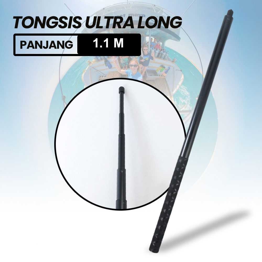 TaffSTUDIO Tongsis Selfie Stick Ultra Long Invisible Insta360 GoPro 1.1M-2.5M - YZ502/YZ525/YZ511/YZ