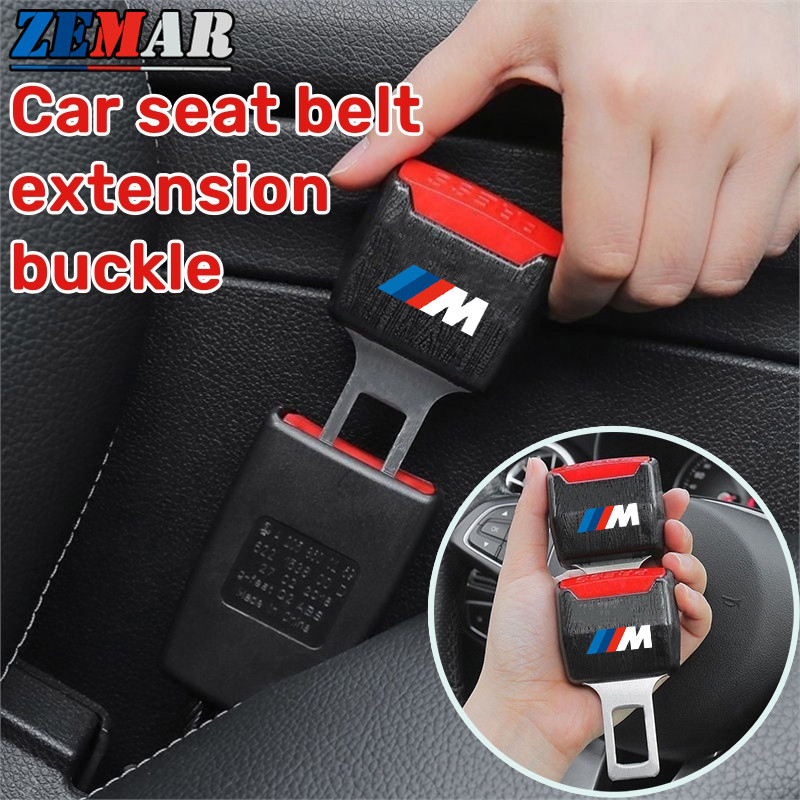 1/2 ชิ้น BMW M Power ปลั๊กต่อเข็มขัดนิรภัยสำหรับรถยนต์ เข็มขัดนิรภัยสำหรับรถยนต์ คลิปเข็มขัดนิรภัย เข็มขัดนิรภัย Extender BMW G20 F10 E46 F30 E39 G30 E60 E90 X1 E84 645ci E63 E36 E30 X3 F25 X3 G01 X1 F48 F32 F34 E92 G22 F44 IX3 I4 IX