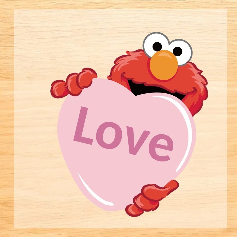 Sesame STREET สติ๊กเกอร์ถ่ายเทความร้อน ELMO การ์ตูนปั๊มร้อน DIY สติ๊กเกอร์ล้างทําความสะอาดได้สติกเกอร์ผ้าตกแต่ง - รูปที่ 6