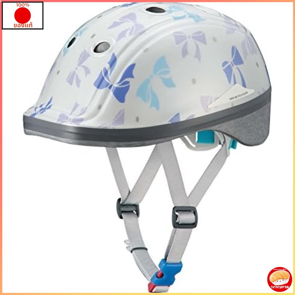 หมวกกันน็อคจักรยาน OGK KABUTO สำหรับเด็ก DUCK Ribbon Dot White สำหรับทารกและเด็ก (เส้นรอบวงศีรษะ: น้