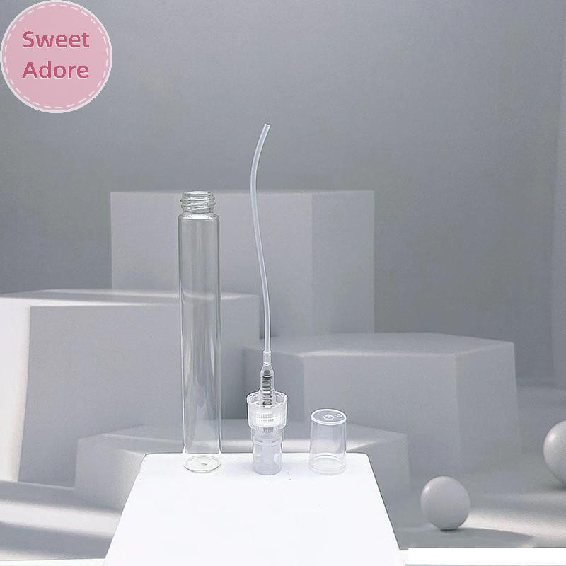 SweetAdore ขวดแก้วใสเครื่องสําอางเปล่าขวดตัวอย่างหลอดทดลองแก้วบาง Vials 2ML 3ML 5ML 10ML TH - รูปที่ 5