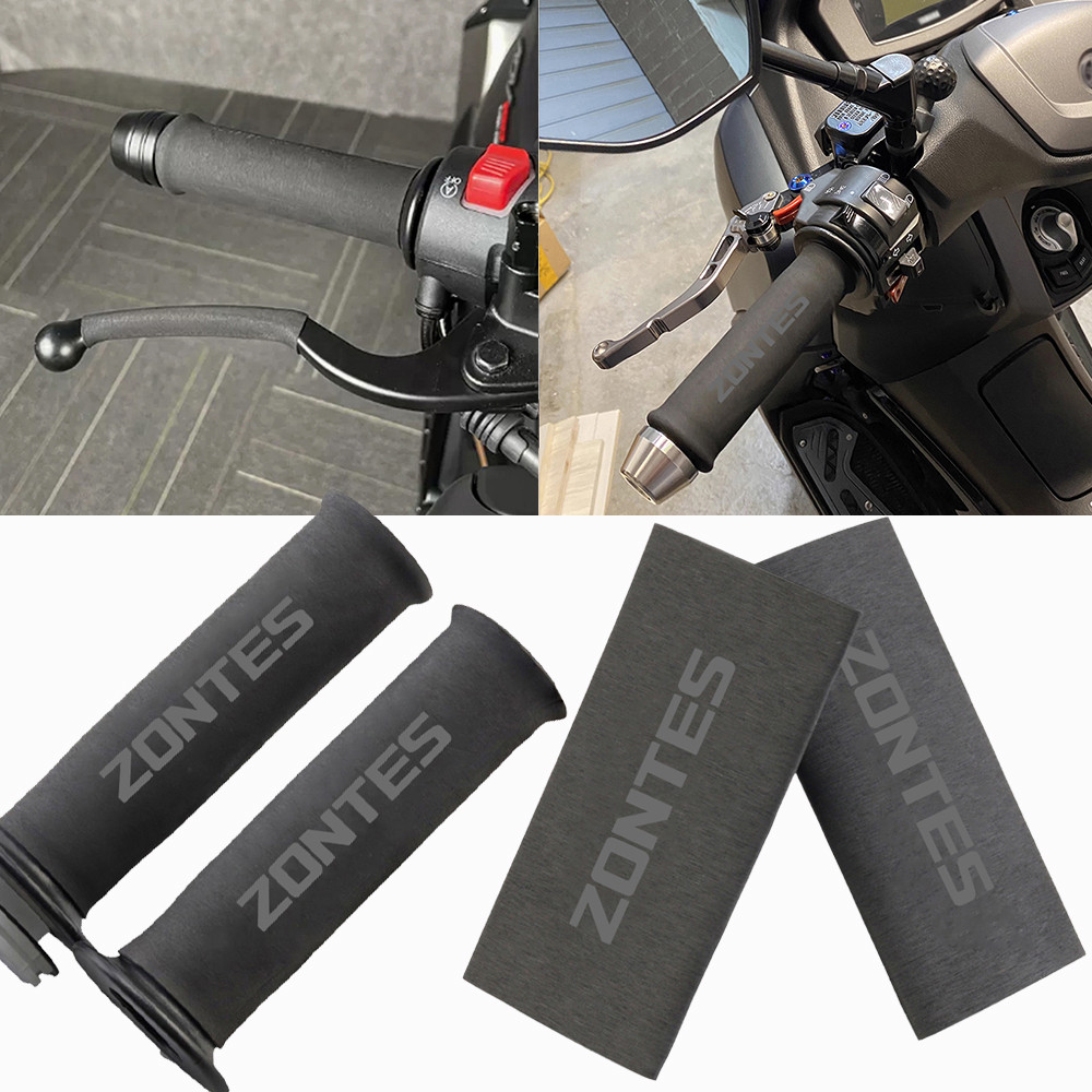 สําหรับ Zontes G1 125 ZT125 G1 ZT125U ZT 125 U ZT 310X ZT310R รถจักรยานยนต์ความร้อน Grip ฝาครอบยางกั