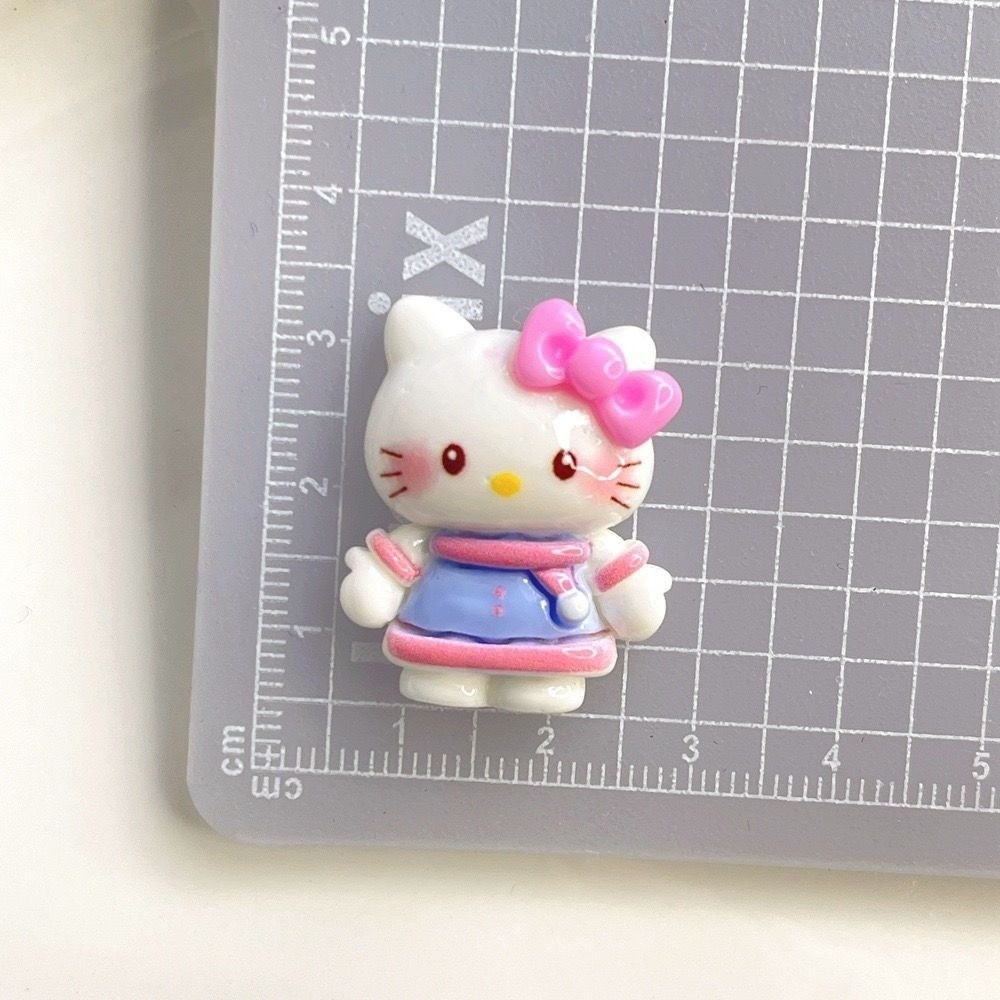 สติกเกอร์ติดถ้วยน้ำสามมิติลายแมวคิตตี้เงาติดแก้วเก็บความร้อนทำด้วยมือ DIY ครีมกาวติดกล่องเก็บการ์ด - รูปที่ 4