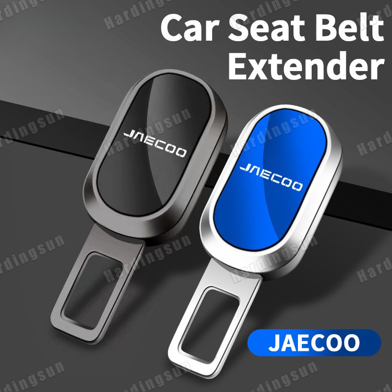 1/2 ชิ้น Jaecoo J7 เข็มขัดนิรภัยรถยนต์หัวเข็มขัดปรับ Electroplating Extender คลิปกําจัดเสียง