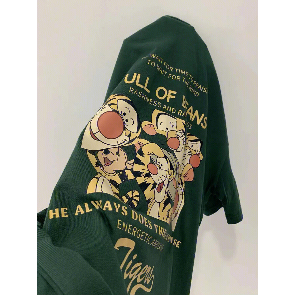 COD✅ (จัดส่งในกรุงเทพฯ) MAO Shop  เสื้อยืดแขนสั้นผ้าฝ้ายยอนยุคอเมริกันย้อนยุคฤดูร้อน#56854