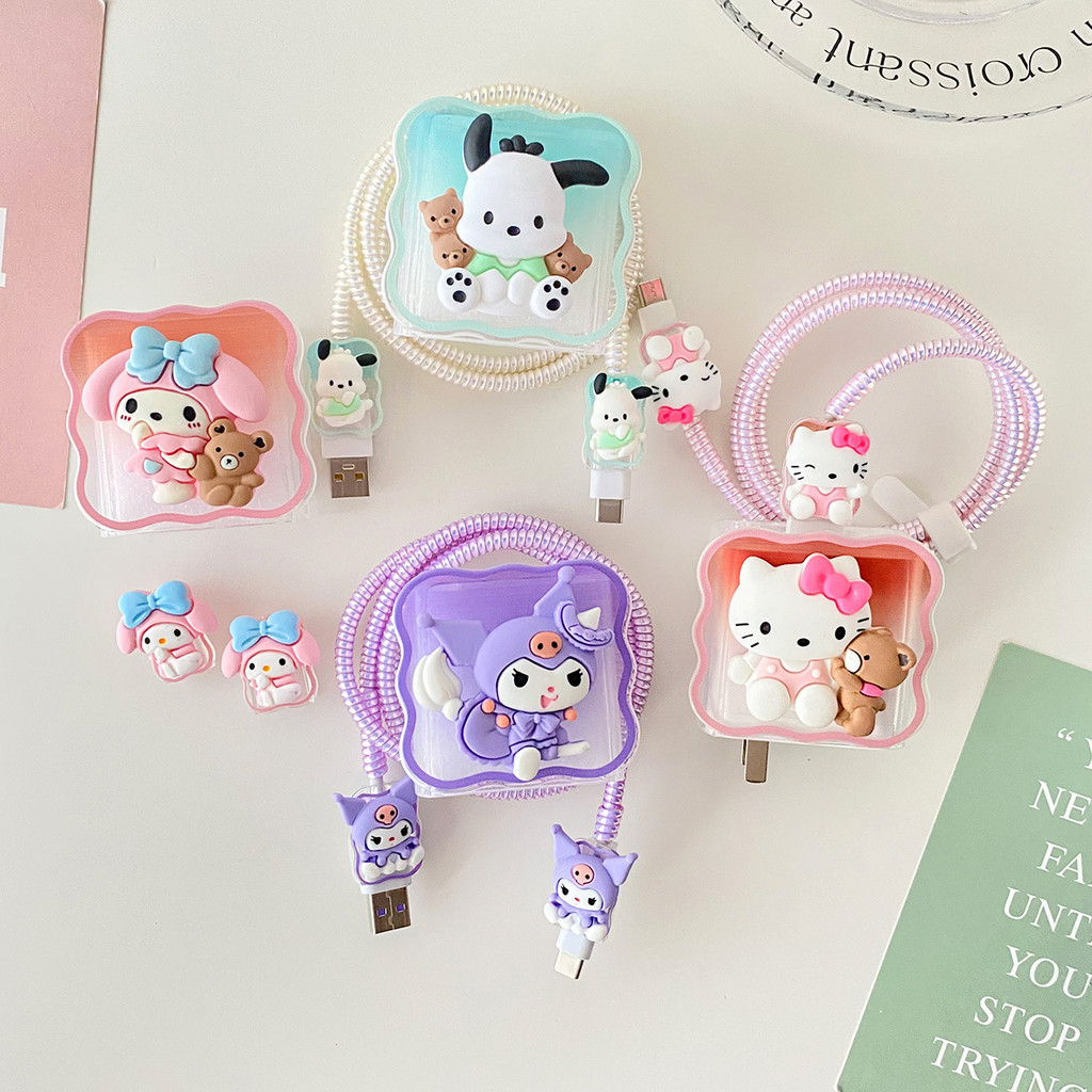 OPPO 33W/80W เคสป้องกันเครื่องชาร์จสายเคเบิลข้อมูลสายกัดเหมาะสําหรับ realme 33W/80W W9TJ