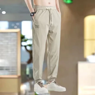 【Fashion】กางเกงทำงานชาย สไตล์สตรีท ผ้าการ์ดได้ ใส่สบาย