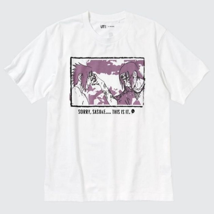 【Fashion】【NEW】 New T-Shirt Uniqlo Naruto Origina เสื้อยืดผู้ชาย
