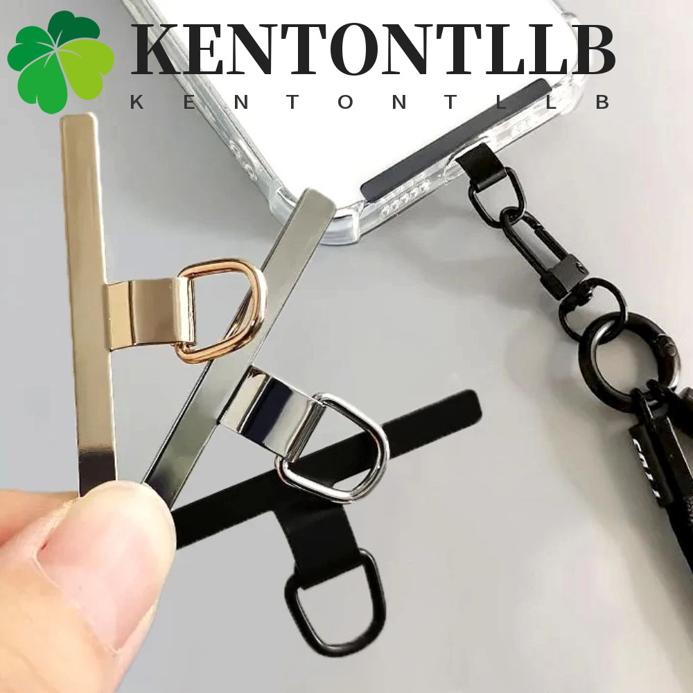เคนตันtllbแผ่นแปะโทรศัพท์,ปะเก็นสายคล้องโทรศัพท์มือถือสแตนเลสป้องกันการสูญหาย,ปะเก็นแขวนโทรศัพท์ความปลอดภัยพีวีซีบางเฉียบโทรศัพท์เชือกเส้นเล็กสายรัดแพทช์เชื