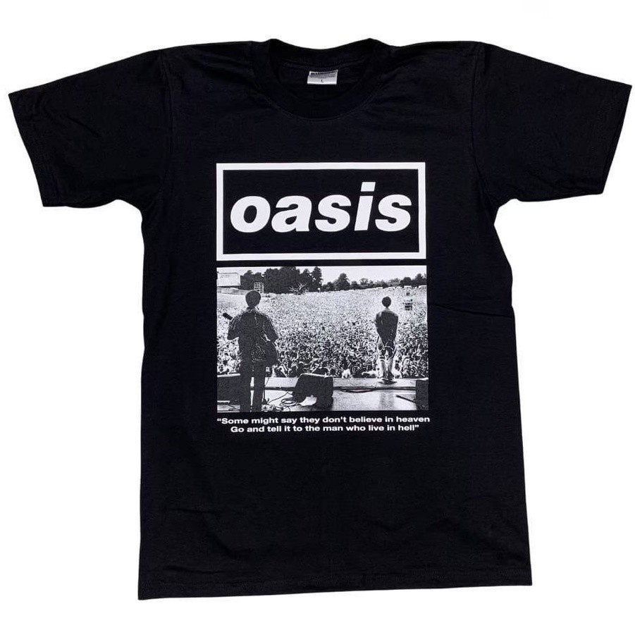 ขายร้อน ขายปีใหม่ เสื้อยืดวงร็อค OASIS โอเอซิส เสื้อวินเทจS-5XL
